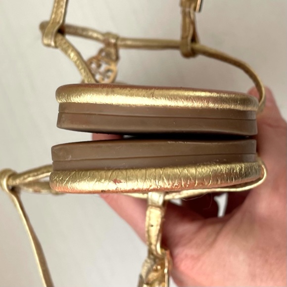 Tory Burch Gold/Tan Thong Sandals - Picture 5 of 5